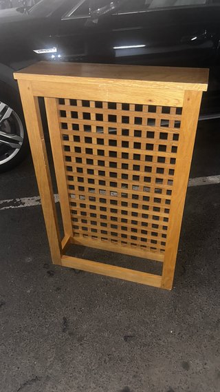 Cubre-radiador Roble Macizo 60x90x20