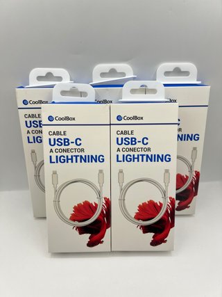 5 Cables USB-C a Lightning CoolBox