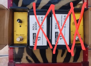 Roll Boost pedal guitarra eléctria