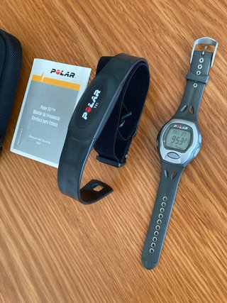 Reloj Pulsómetro Polar F5 + Banda T31 + Bolso