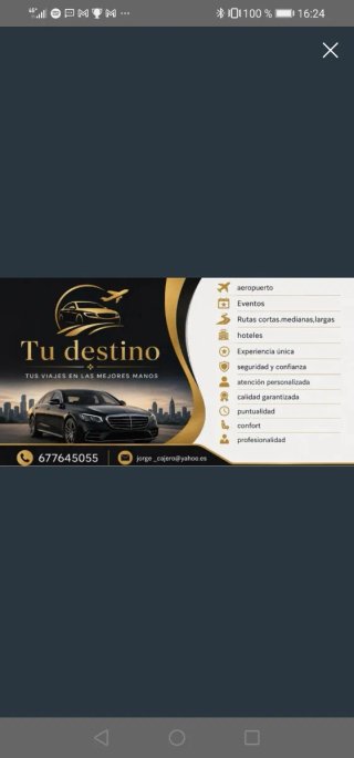 Realizo viajes transportes eventos 24 horas