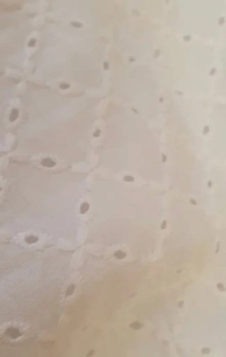 Vestido blanco bordado