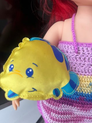 Ariel y Flounder Disney Muñeca
