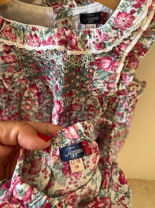 Vestido Tizzas bebé floral