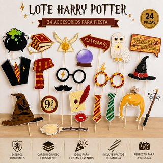 Lote para Fiesta Temática de Harry Potter