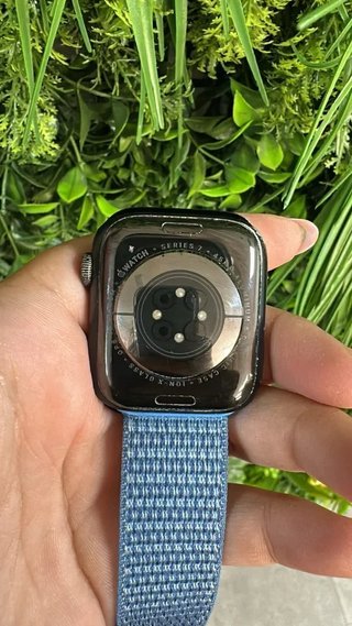 APPLE WATCH SERIE 7 45MM GPS AZUL 100% BATERÍA