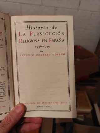 Historia Persecución Religiosa en España 1936-1939
