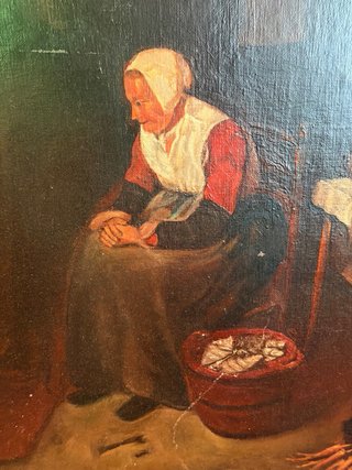 Pintura Costumbrista al Óleo Copia Van Brekelencam
