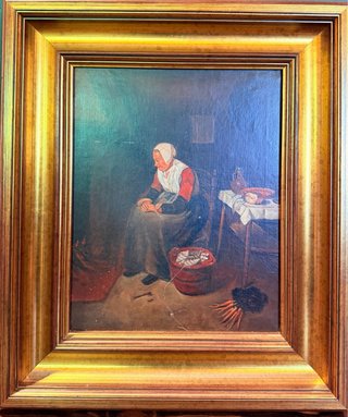 Pintura Costumbrista al Óleo Copia Van Brekelencam