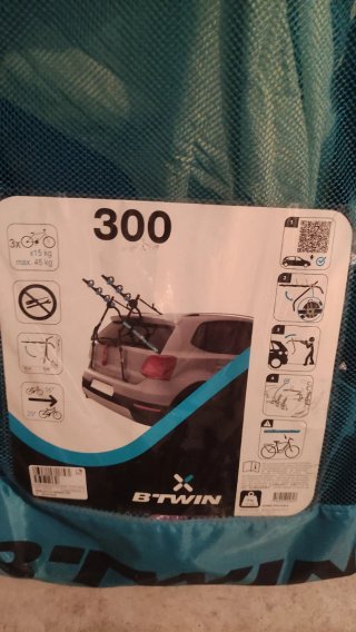 Portabicicletas Btwin 300 para 3 bicis