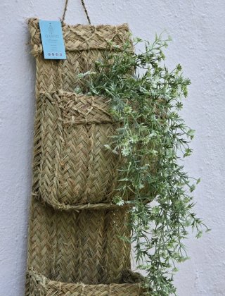 Macetero Esparto Natural Estilo Boho