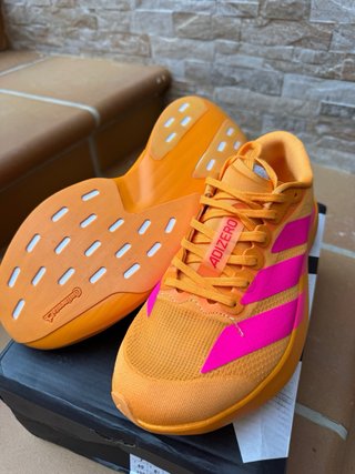 Adidas adizero Evo sl Naranja y Rosa