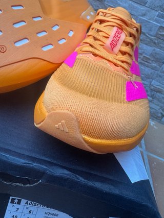 Adidas adizero Evo sl Naranja y Rosa