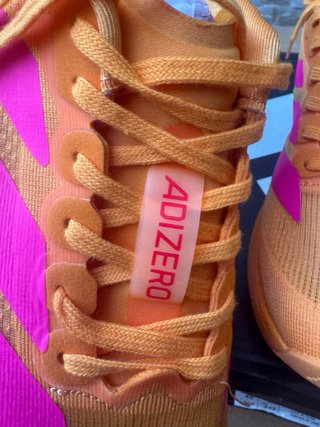Adidas adizero Evo sl Naranja y Rosa