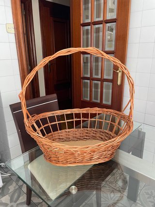 Canasto Mimbre Marrón Nuevo