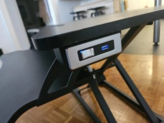 Plataforma Elevable Escritorio Negra