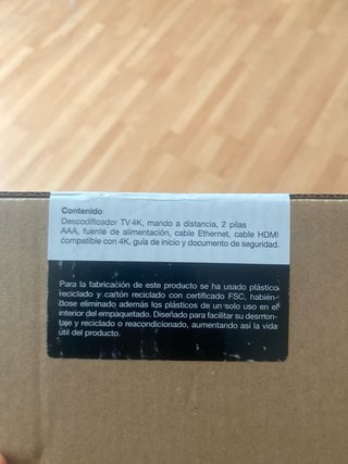 Decodificador TV 4K Google
