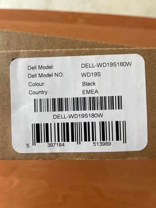 Dell WD19S Docking Station 180W
