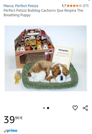 Peluche Bulldog Perfect Petzzz