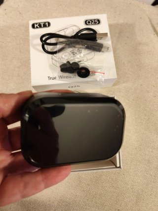 Cuffie Auricolari Bluetooth Wireless Nere