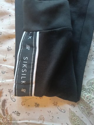 Pantalón chándal Sik Silk hombre negro