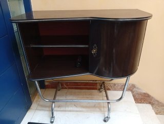 Mueble bar vintage lacado años 70