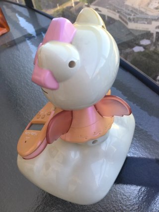 Teléfono Hello Kitty con base y cargador