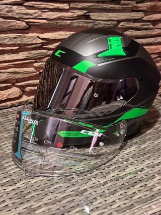 Casco Integral CGM 333 T:L Negro y Verde