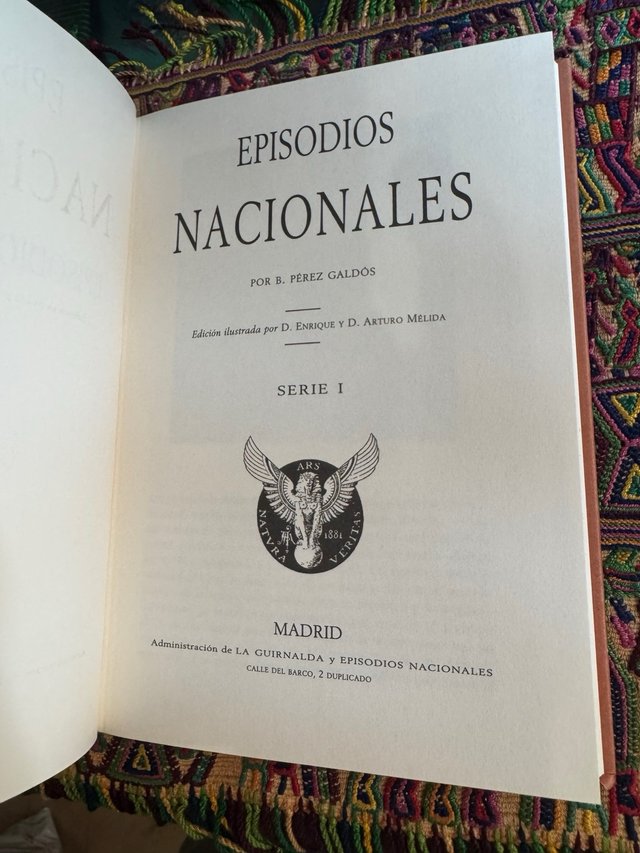 19 de marzo y 2 de mayo Benito Perez Galdos