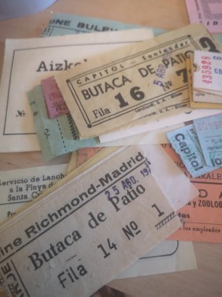 Lote Entradas Cine Teatro Museos 70s 80s