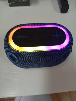 Altavoz Bluetooth JYX potente azul