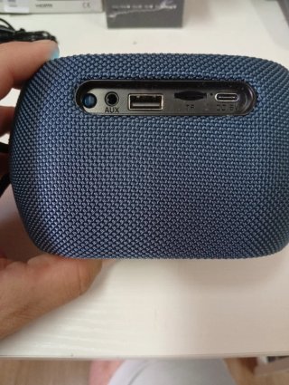 Altavoz Bluetooth JYX potente azul