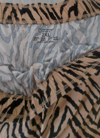 Pantaloncini pigiama Primark XXL tigrato
