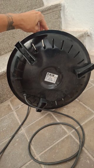 Brasero eléctrico redondo