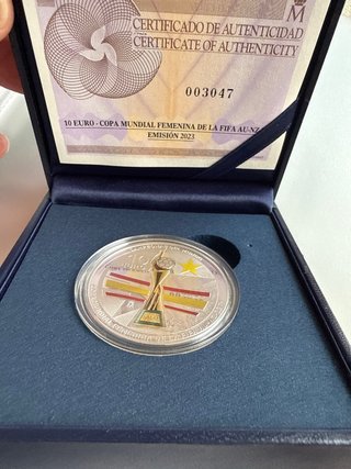 Moneda Campeonas Copa Mundial Femenina FIFA