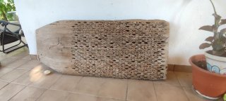 Trillo de madera antiguo