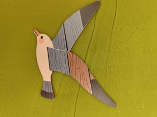 Gaviotas de madera decorativas