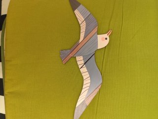 Gaviotas de madera decorativas