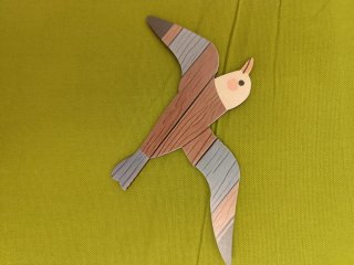 Gaviotas de madera decorativas