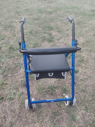 Andador para adultos azul