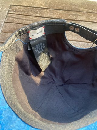 Gorra Gucci Azul y Negra