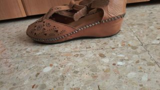 Sandalias de piel para verano cierre con velcro