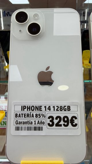 iPhone 14 128GB Blanco 87% Batería