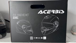 Casco Acerbis Serel Modular Negro/Amarillo