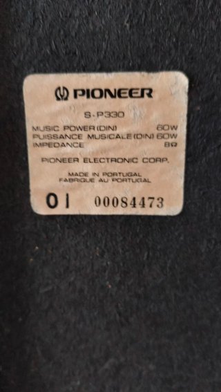 Pareja Altavoces Pioneer S-P330 60W