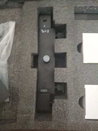 Columna Ducha Negra AuraLum