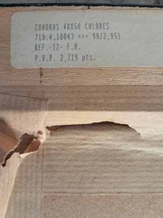 Cuadro Óleo París firmado Galina