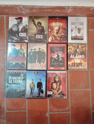 Lote 10 DVD Películas Acción, Drama, Western