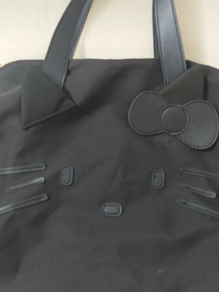 Bolso Negro Hello Kitty