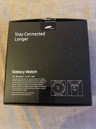 Samsung Galaxy Watch 46mm Plata/Marrón